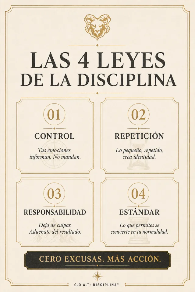 Página de las 4 leyes de la disciplina